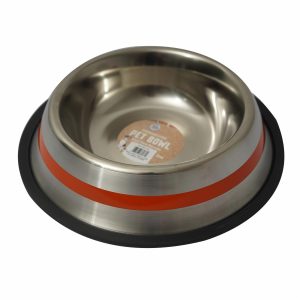 Plato Para Mascota Línea Color De Acero Inoxidable BONITA PET 32 Onzas