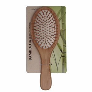 Cepillo Para Cabello Redondo De Bamboo BONITA CARE Unidad