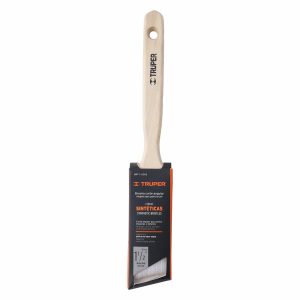 Brocha Corte Angular Con Mango De Madera TRUPER 38 Mm