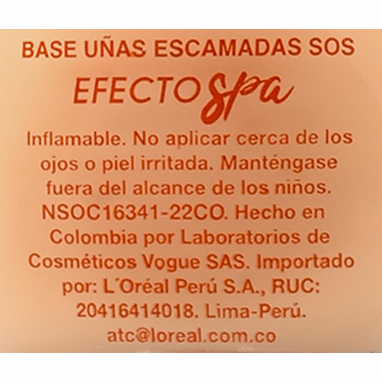 Esmalte Efecto Spa Base S.O.S. Uñas Escamadas VOGUE 14 Ml - Image 2