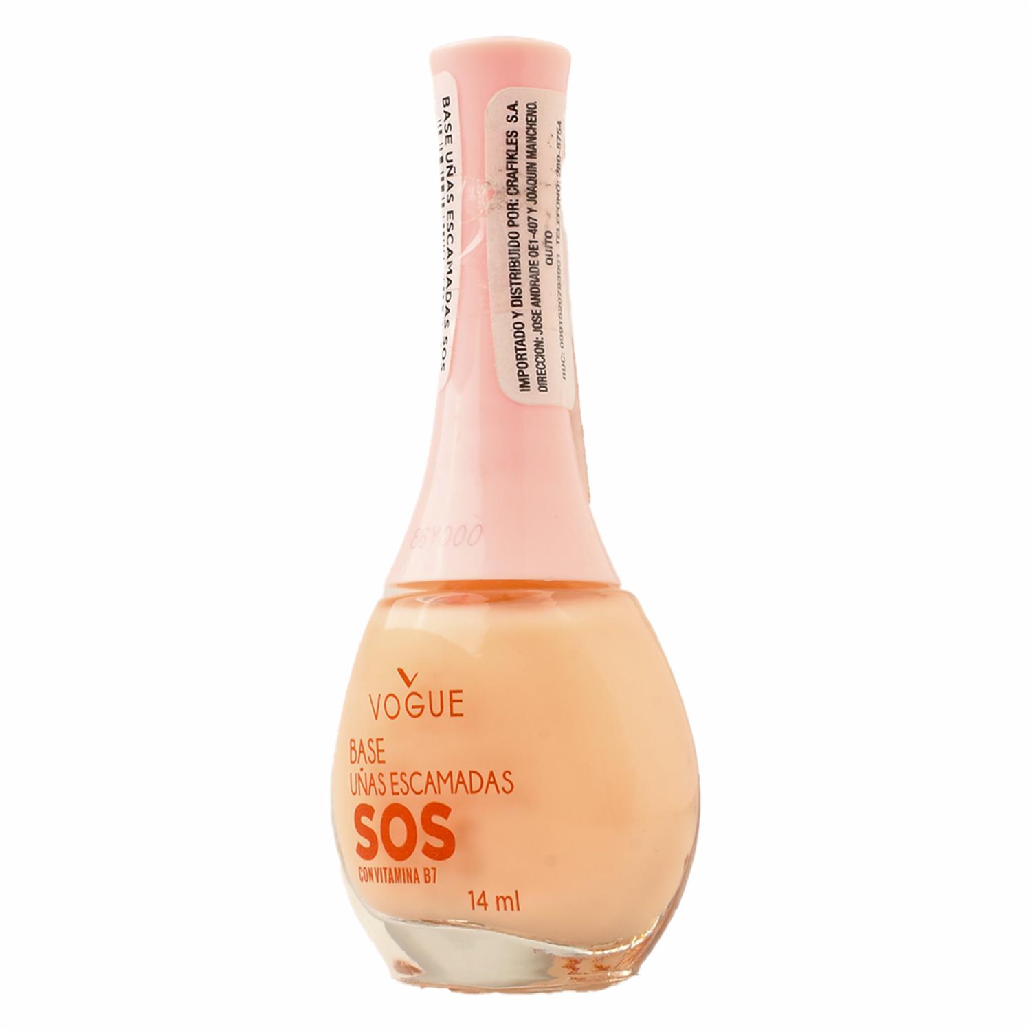 Esmalte Efecto Spa Base S.O.S. Uñas Escamadas VOGUE 14 Ml - Image 3