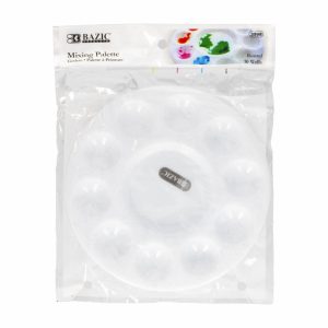 Paleta De Colores Redonda BAZIC X10 Uds