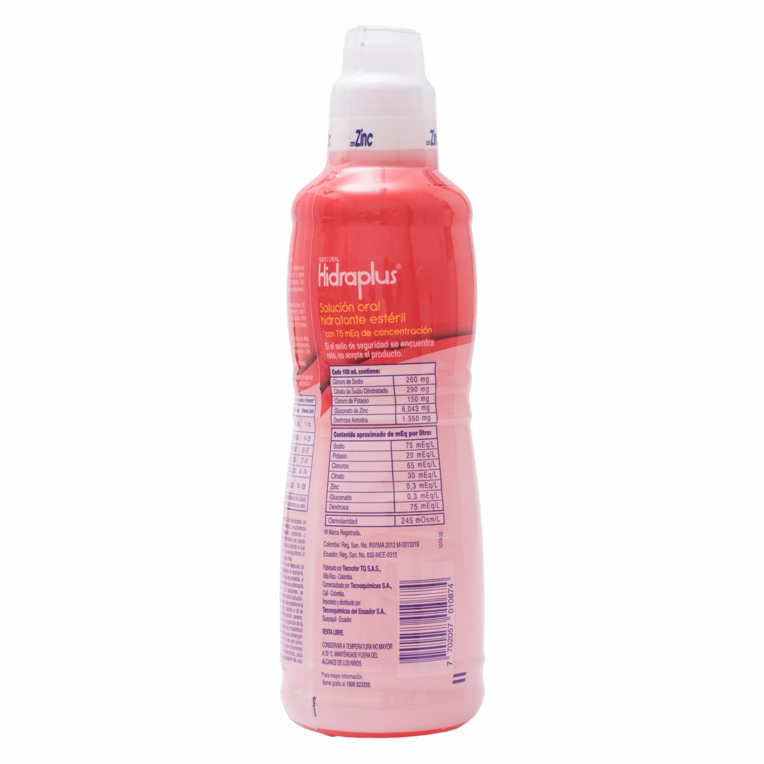 Hidratante 75 Sabor A Cereza HIDRAPLUS 400 ml - Image 3