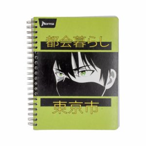 Cuaderno Universitario Cuadros 5 Materias NORMA 200 Hojas