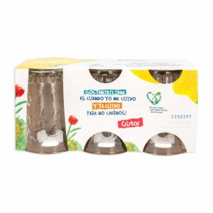 Set De Vasos Concept Flores 6X295 Ml CRISTAR 0799CL6CPT23