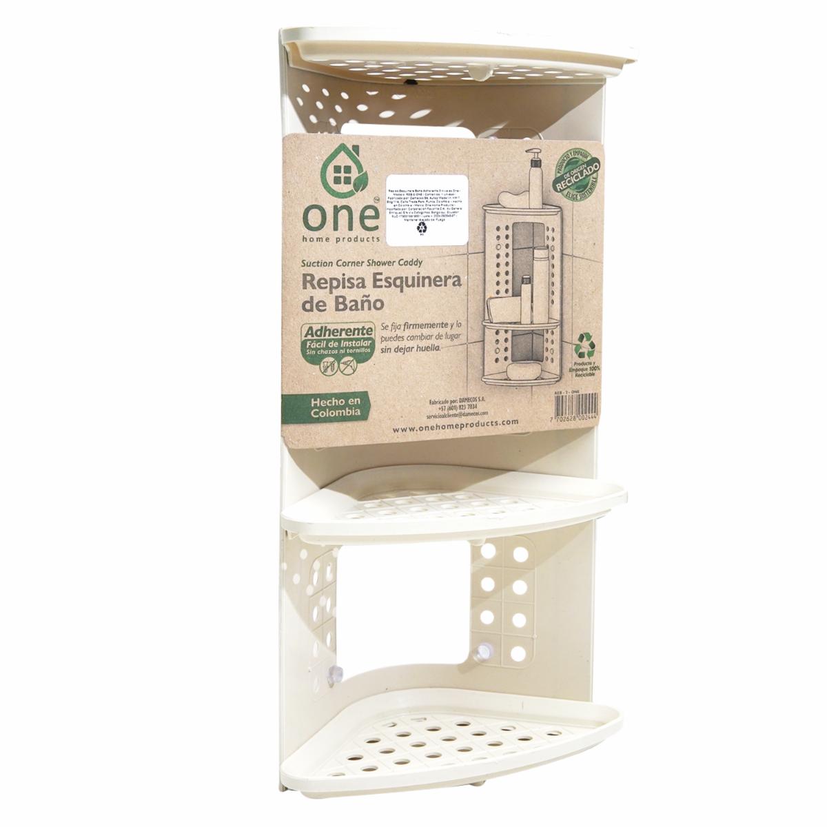 Repisa Esquinera De Baño DAMECOS 1 Pieza