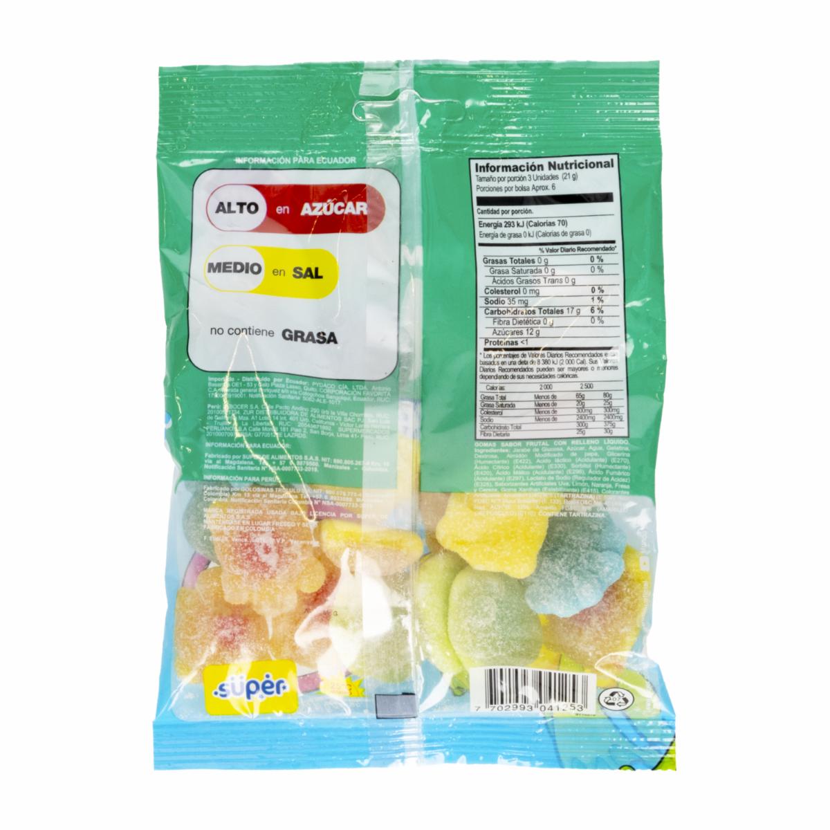 Gomitas Splash Rellenas TRULULU 120 G - Image 2