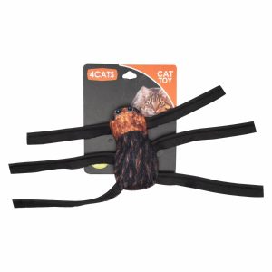 Juguete Para Gatos Diseño Araña 4DOGS Unidad