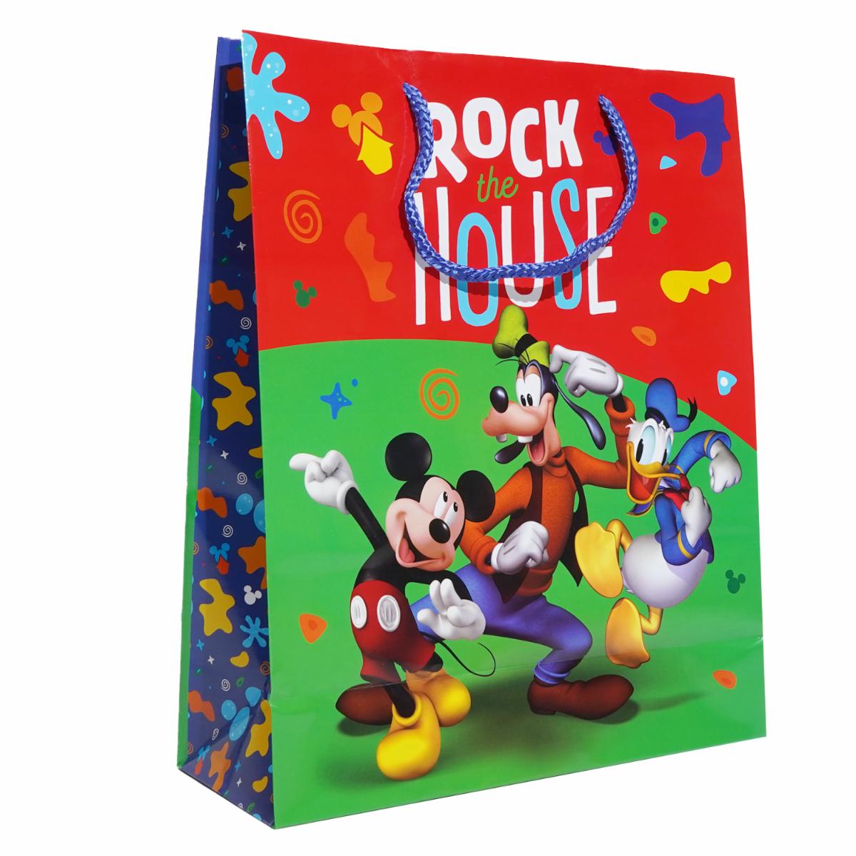 Bolsa De Regalo Diseño Mickey Y Pluto Disney PRIMAVERA Grande - Image 2