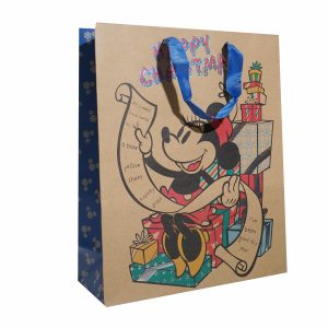Bolsa De Regalo Navieña Kraft Diseño Disney PRIMAVERA Grande