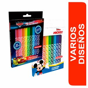 Plumones Lavables Disney Niña PRIMAVERA X 12 Uds