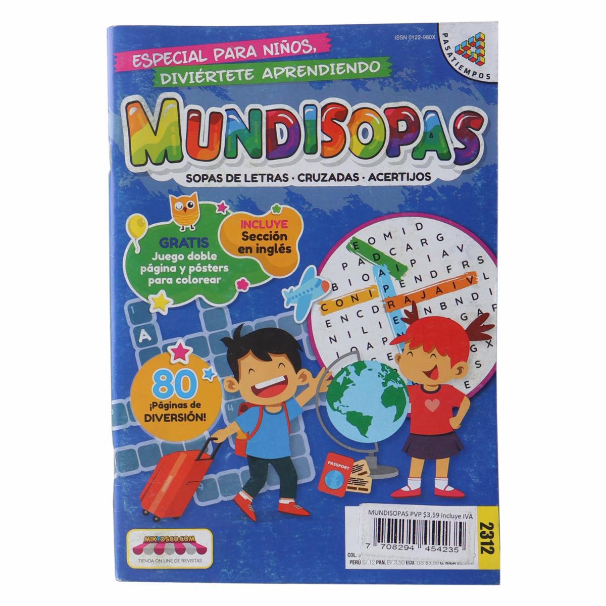 Libro Mundisopas EDIYCON 36 Páginas