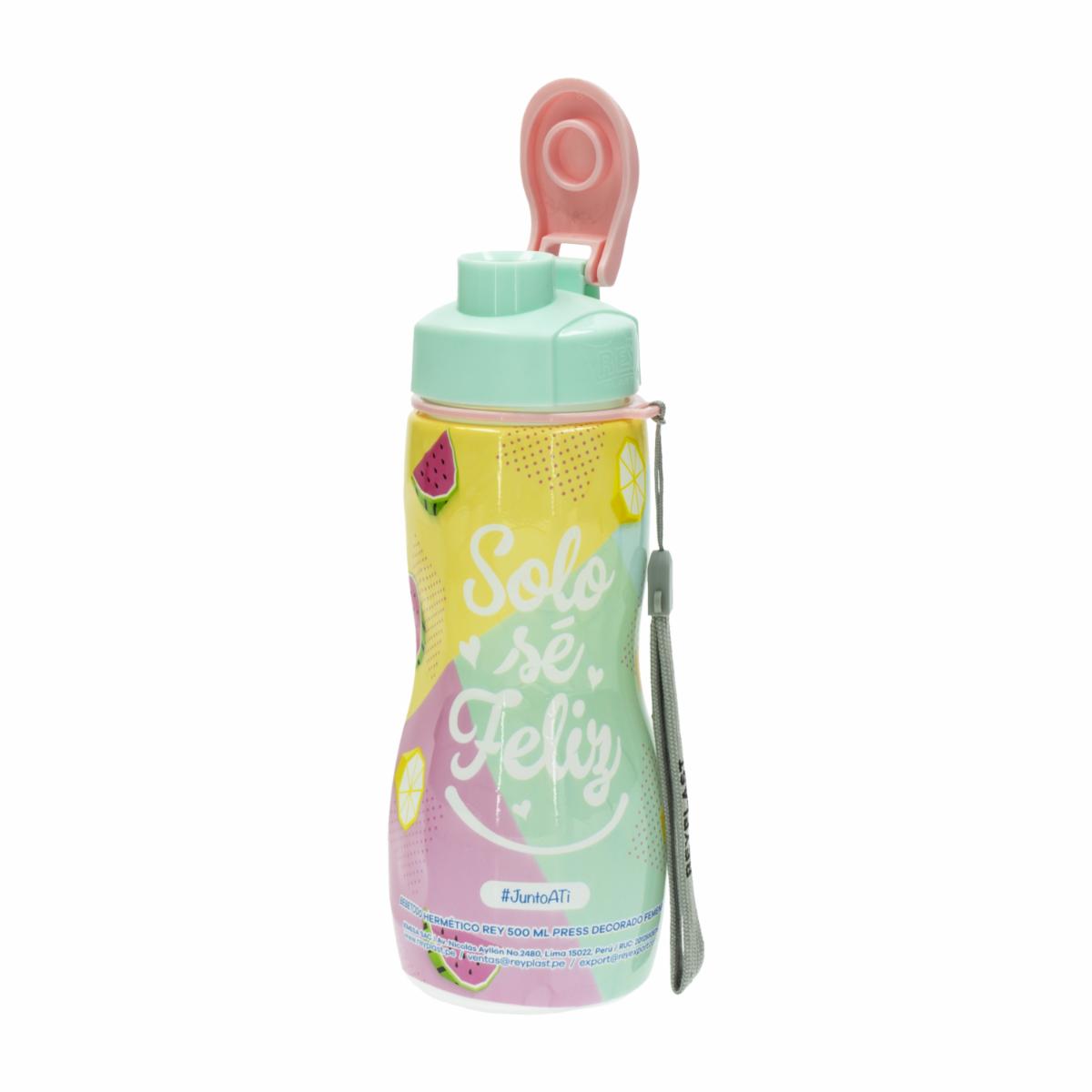 Tomatodo Hermético Press Diseño Femenino REY 500 Ml - Image 2