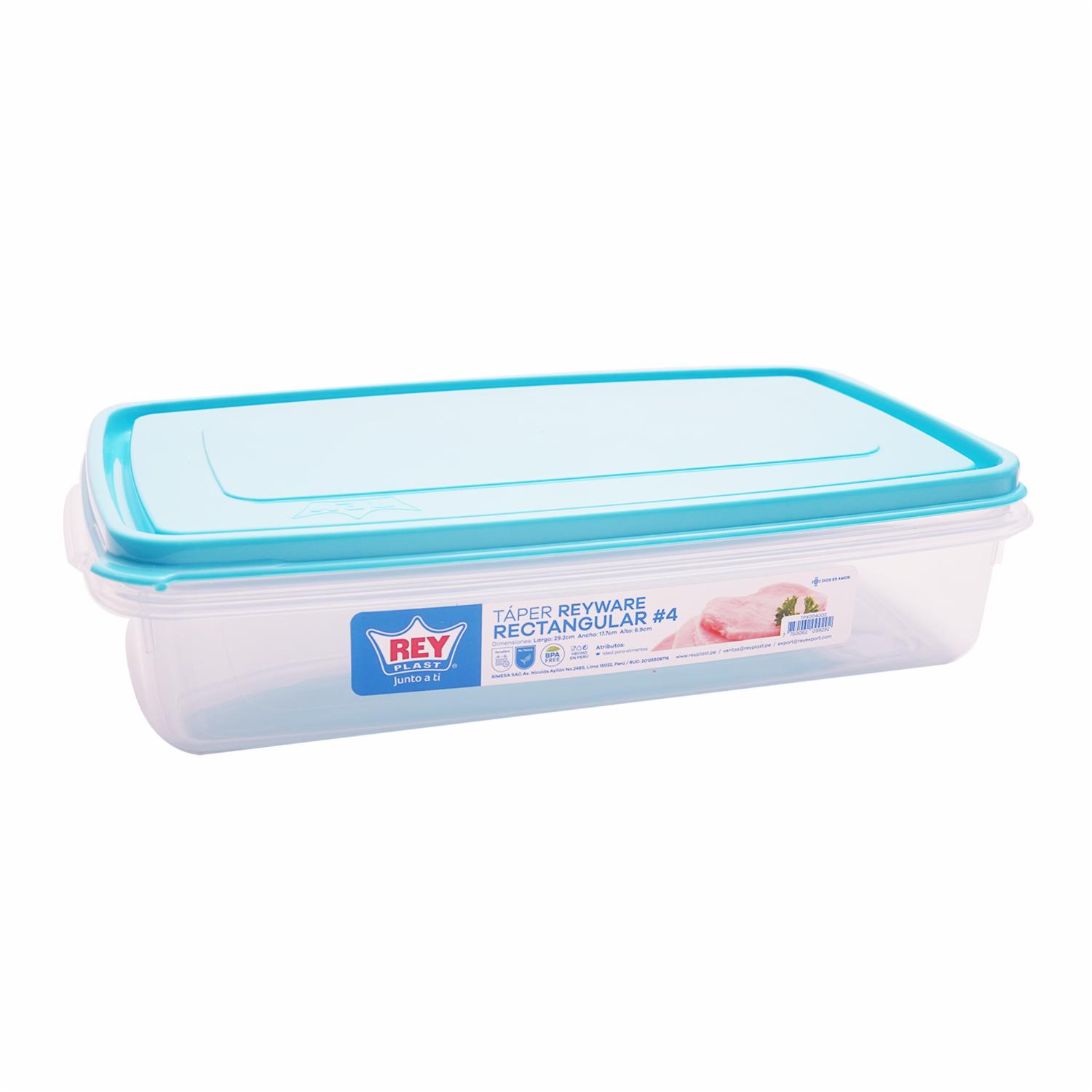 Repostero Reyware Rectangular N4 REY PLAST 2.4 Litros