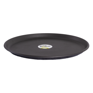 Plato Tendido Gris Oscuro CAROL 25 Cm