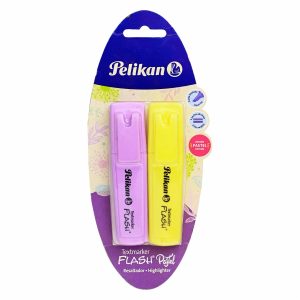 Marcador Resaltador Flash Pastel PELIKAN X 2 Uds