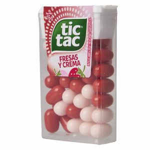 Caramelo Masticable Sabor A Fresa Con Crema TIC TAC 16 G