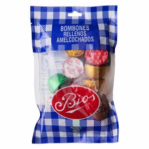 Bombones Rellenos Amelcochados BIOS 180 G