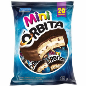 Galleta Rellena De Chocolate Con Crema ORBITA 250 G