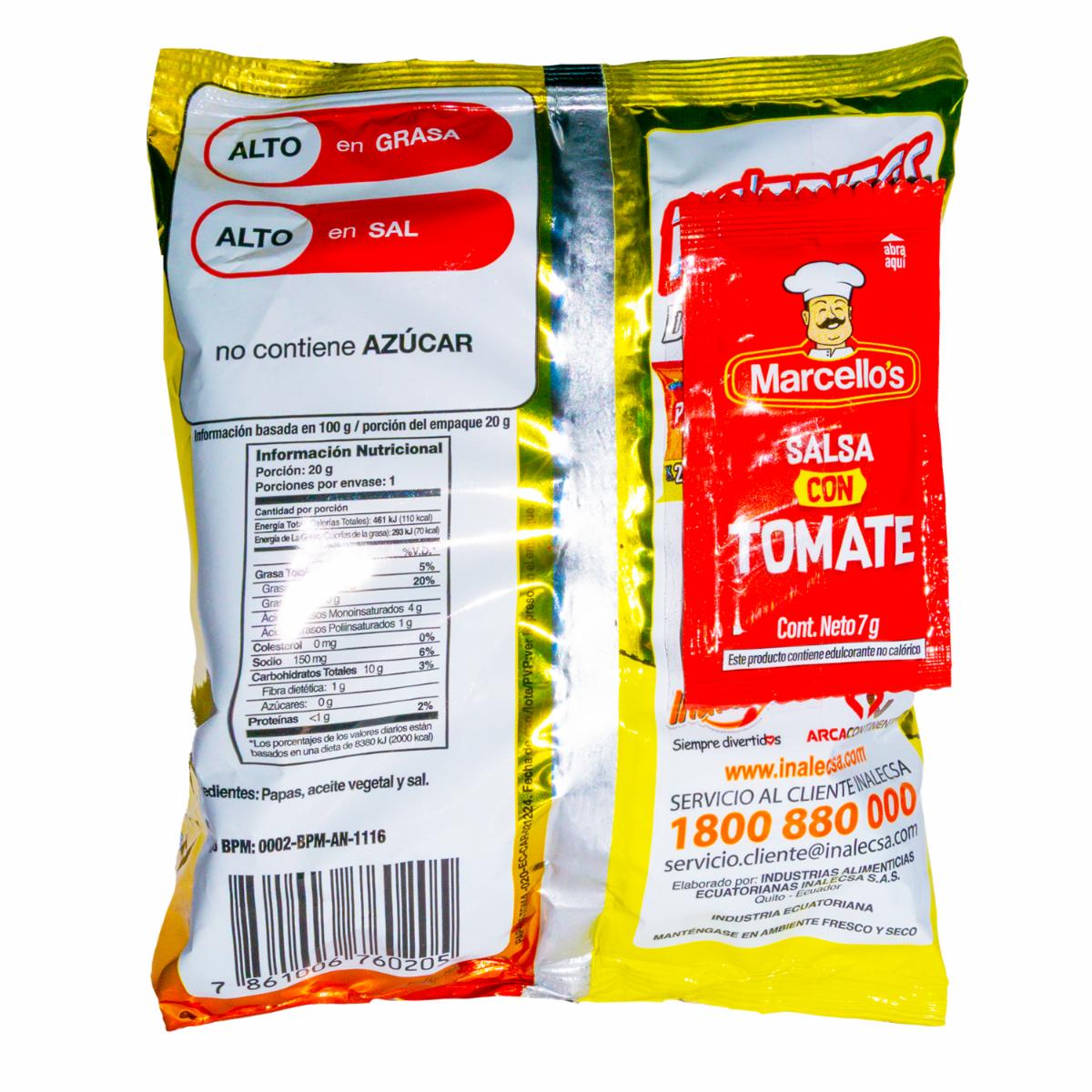 Papas Fritas Rizadas Sabor A Salsa De Tomate PA'FRITAS 20 G - Image 2