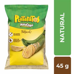 Platanitos Sabor Natural NATUCHIPS 45 G