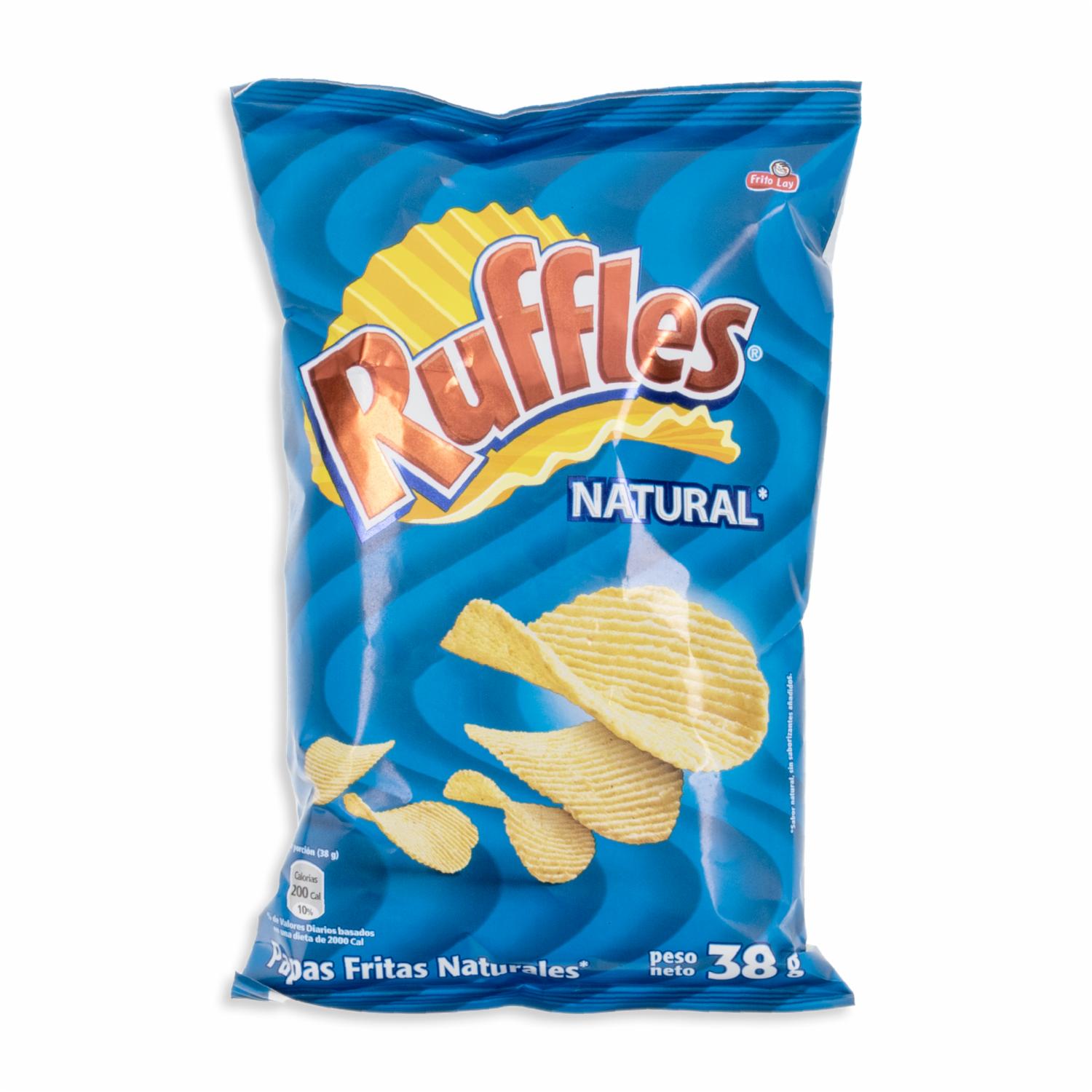 Papas Fritas Sabor Natural RUFFLES 38 G