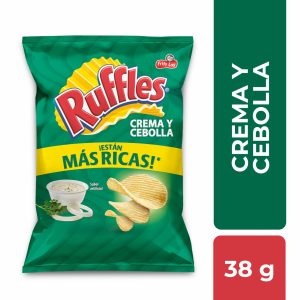 Papas Fritas Sabor A Crema Y Cebolla RUFFLES 38 G