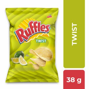 Papas Fritas Sabor Twist Limón RUFFLES 38 G
