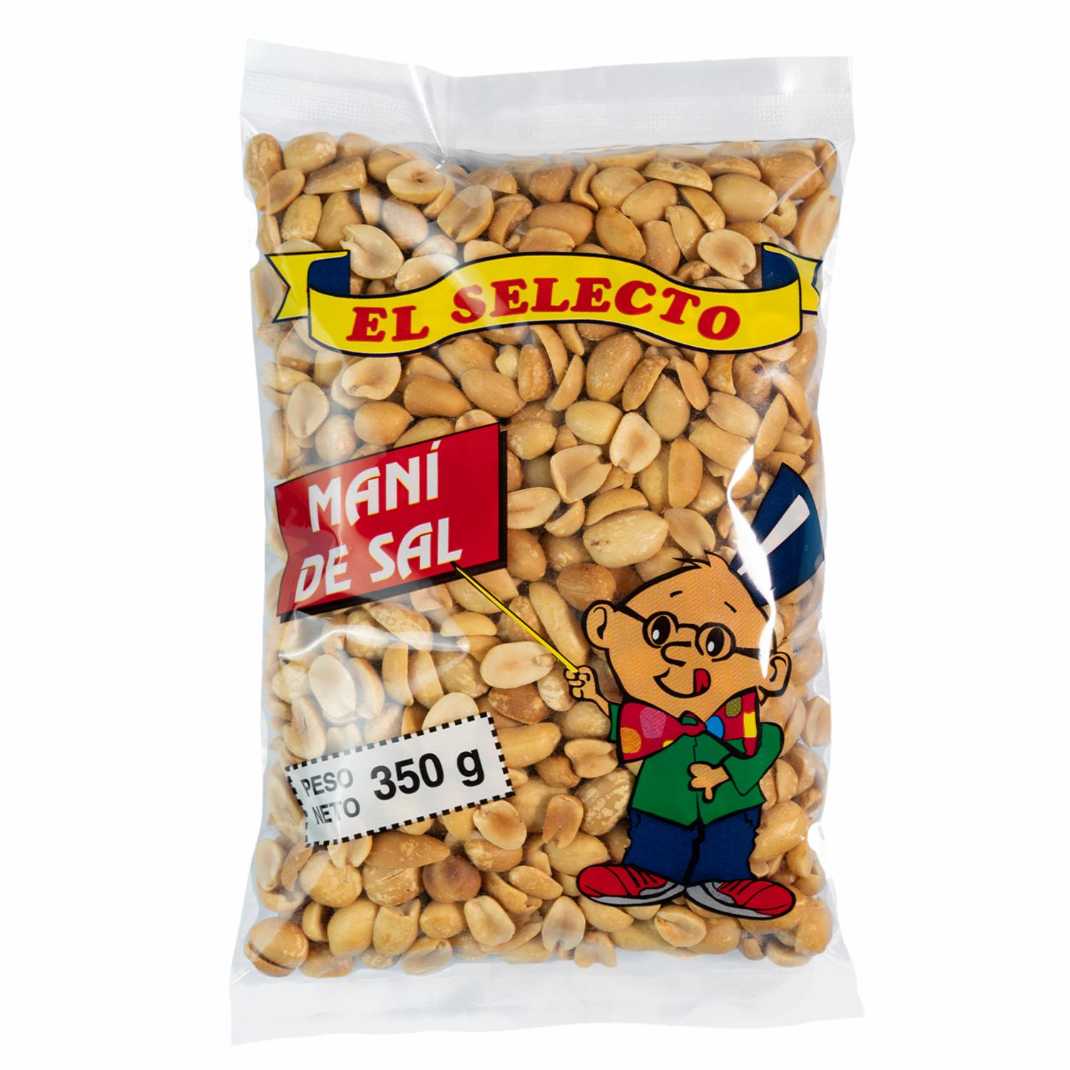 Maní De Sal Fruto Seco EL SELECTO 350 G