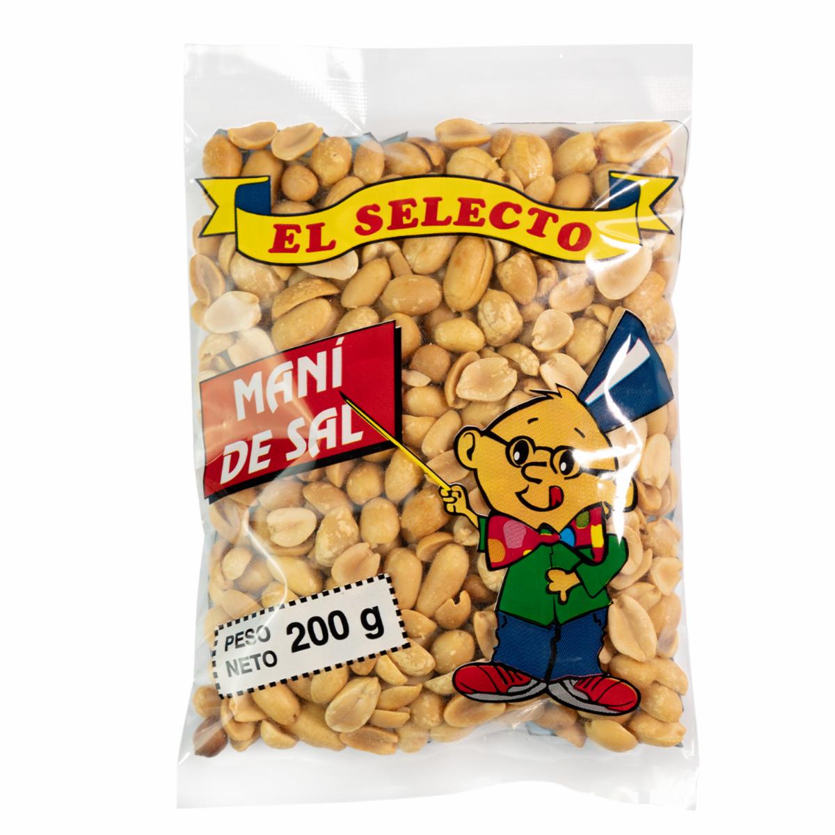 Maní De Sal Fruto Seco EL SELECTO 200 G