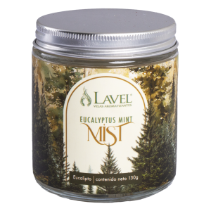 Vela Aromática Navideña Eucalyptus Mint Fragancia Eucalipto LAVEL 130 G