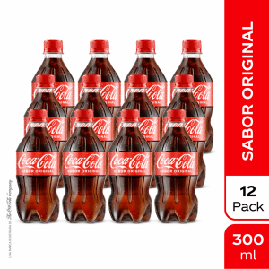 Bebida Gaseosa Sabor Original COCA-COLA 12 X 300 Ml