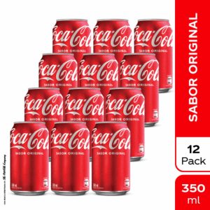 Bebida Gaseosa Sabor Original En Lata COCA-COLA 12 x 350 Ml