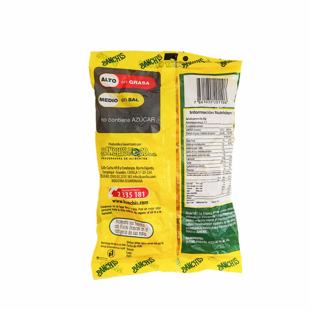 Chifles Sabor Natural BANCHIS Funda - Image 4