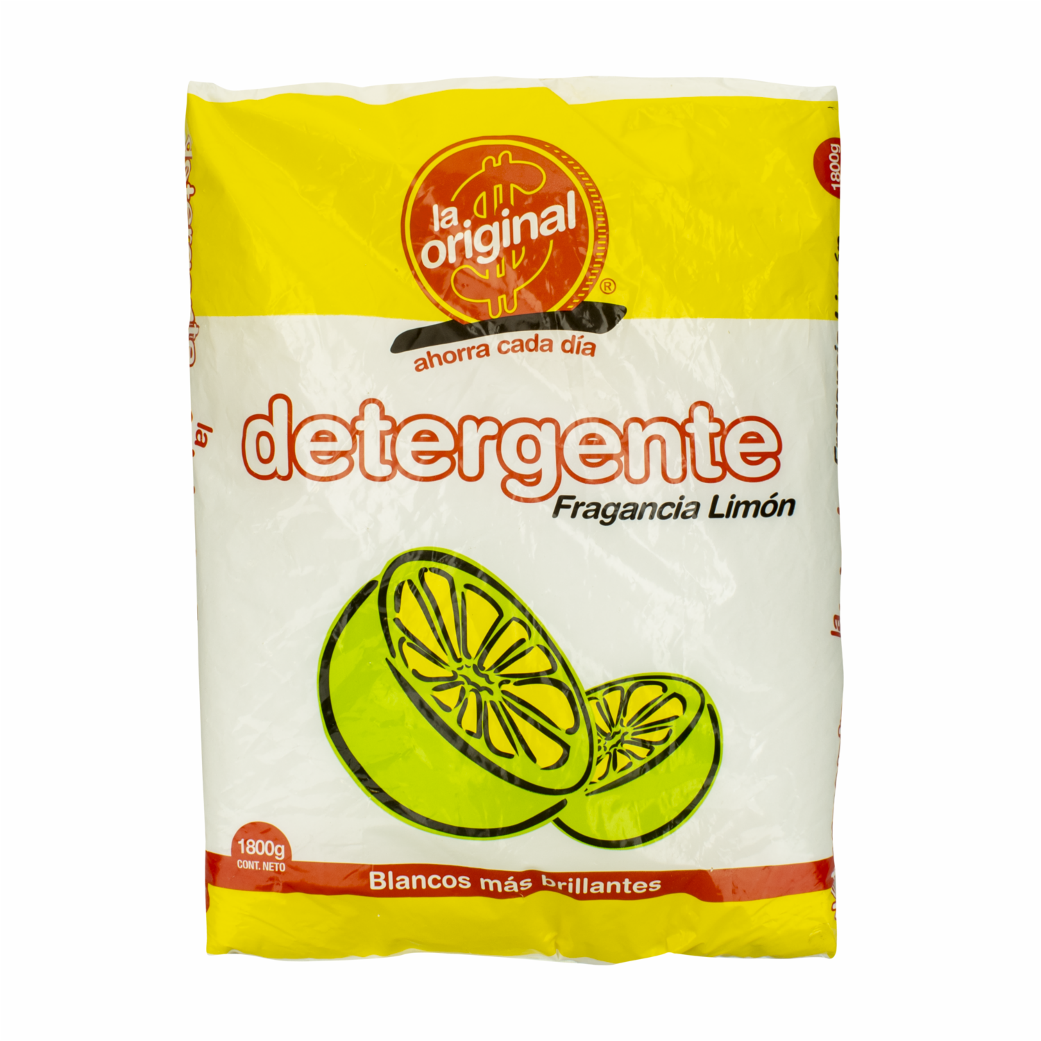 Detergente En Polvo Fragancia Limón LA ORIGINAL 1800 G