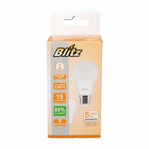 Foco Led Value Luz Cálida De 9W/830 BLÍTZ Unidad