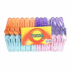 Pinzas Plásticas Mony MONY x 24 Uds