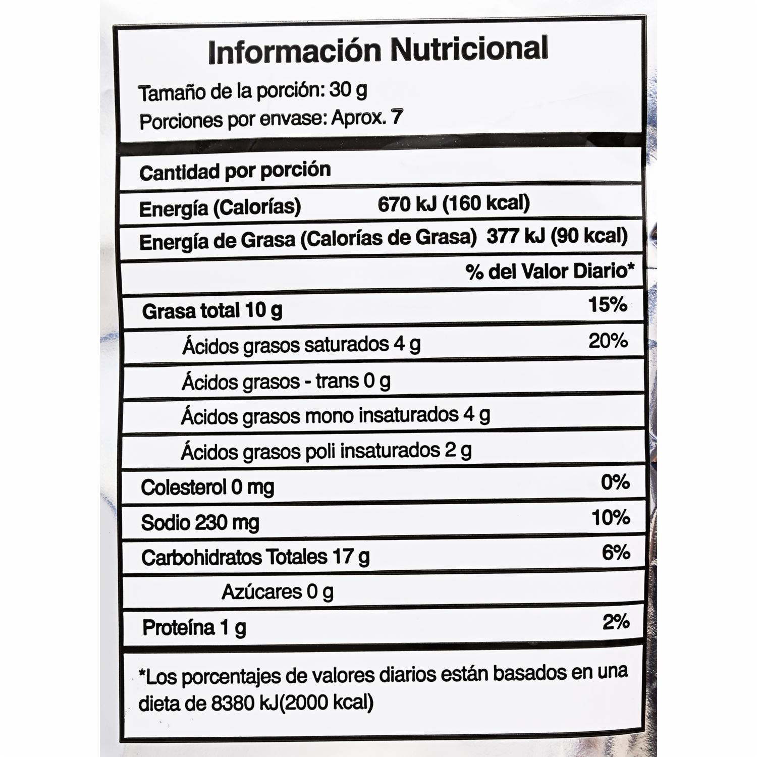 Papas, Chifles Y Tocinetas Original EL GOLPE 200 g - Image 2