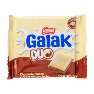 Chocolate Blanco Y Con Leche GALAK 60 G