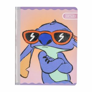 Cuaderno Cosido De Cuadros Diseño Stitch DISNEY 100 Hojas