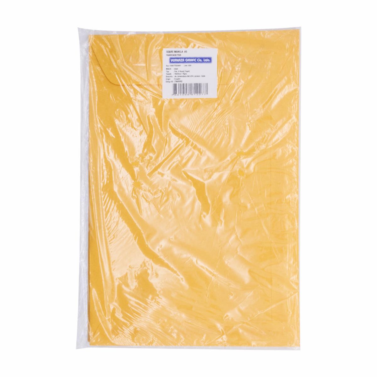 Sobres Manila VERZATIL A5 X10