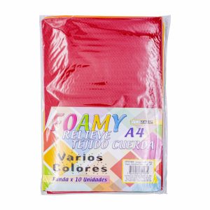 Foamy Relieve Tejido Cuerda VERZATIL X10 Uds