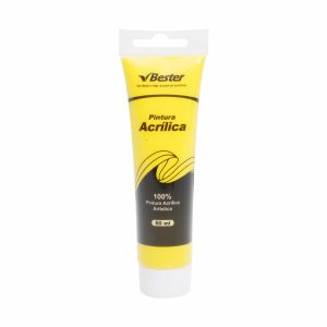 Pintura Acrílica Amarillo BESTER 60 Ml