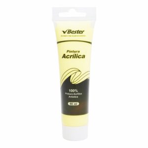 Pintura Acrílica Amarillo Neón BESTER 60 Ml