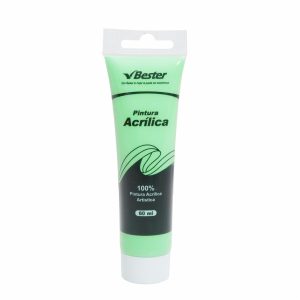 Pintura Acrílica Verde Neón BESTER 60 Ml