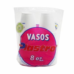 Vaso Térmico 8 Oz PLASTRO 1 X 20 Uds
