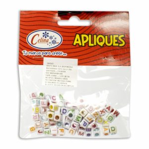 Mullos Cuadrados De Letras CELINA 1 Pieza
