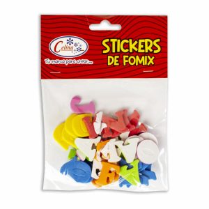 Foami Escolar Stickers Letras CELINA 1 Pieza