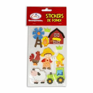 Foami Escolar Diseño Animales CELINA 1 Pieza