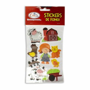 Foami Escolar Diseño Granja CELINA 1 Pieza